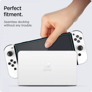 Hurtownia GSM - Szkło hartowane Spigen GLAS.tR ez Fit Nintendo Switch Oled [2 PACK] - SPN2003 - {ean13} - Hurt