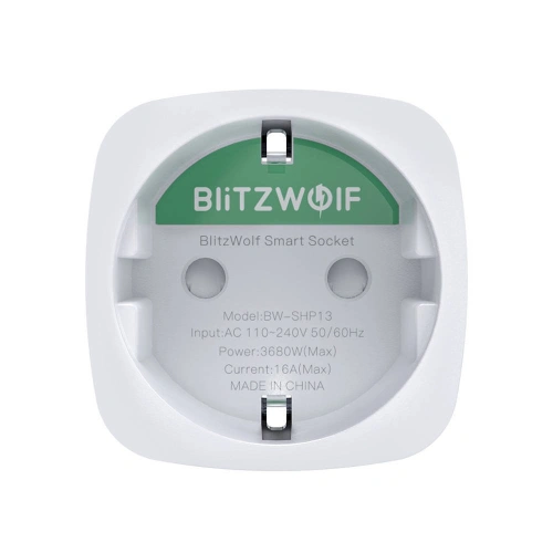 Inteligentne gniazdko WiFi Blitzwolf BW-SHP13, 3680W
