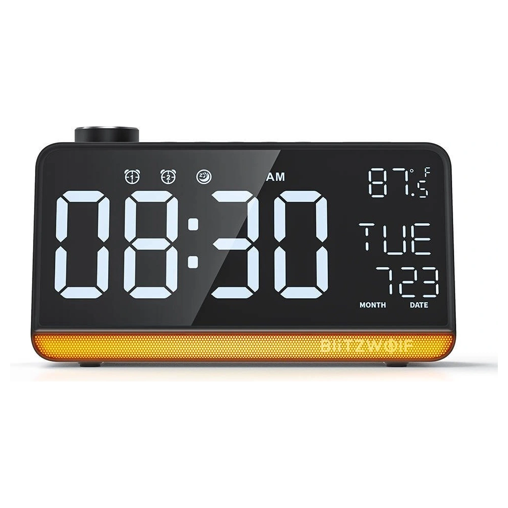 Hurtownia GSM - Radiobudzik BlitzWolf BW-LAC1 (czarny) - BLZ395BLK - {ean13} - Hurt
