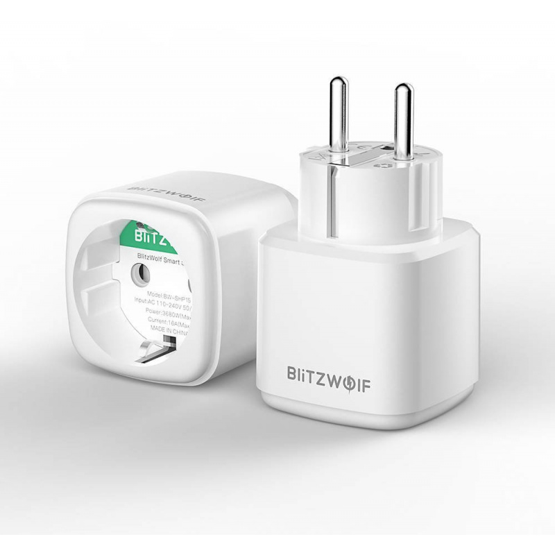 BlitzWolf Distributor - 5905316141186 - BLZ398 - Blitzwolf BW-SHP15 smart socket , WiFi, 3680W - B2B homescreen