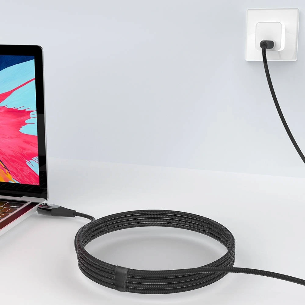 Hurtownia GSM - Kabel USB-C do USB-C BlitzWolf BW-FC1, 96W, 5A, 1.8m (černý) - BLZ399BLK - {ean13} - Hurt
