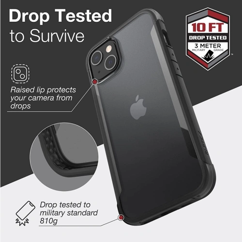 Etui X-Doria Raptic Terrain Apple iPhone 13 (Drop Tested 3m) (Black)