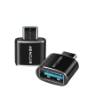 Blitzwolf BW-A4 USB to USB-C, Adapter OTG (Black)