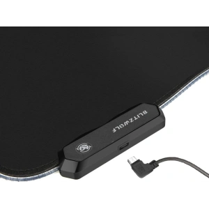 Hurtownia GSM - Podkładka pod mysz Blitzwolf BW-MP1, RGB (czarna) - BLZ408BLK - {ean13} - Hurt