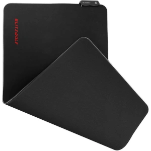 Podložka pod myš Blitzwolf BW-MP1, RGB (černá)