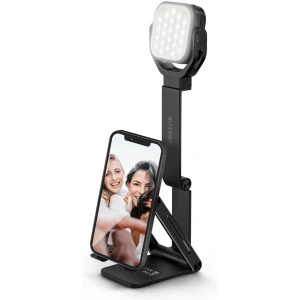 Stojak / statyw biurkowy Blitzwolf BW-TS6 na telefon, z lampą LED