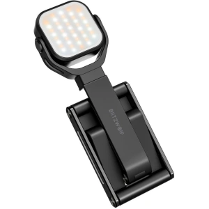 Stojak / statyw biurkowy Blitzwolf BW-TS6 na telefon, z lampą LED