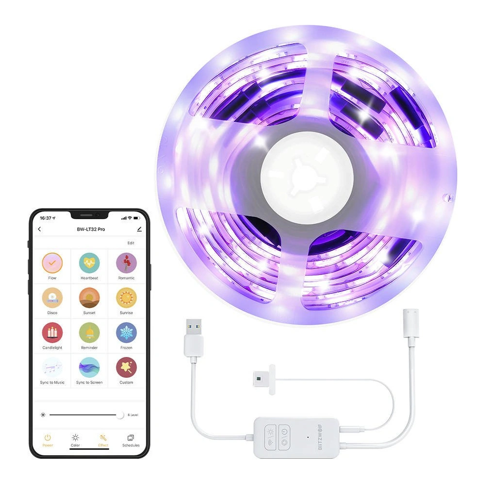 Hurtownia GSM - Inteligentní LED páska Blitzwolf BW-LT32 Pro (2m) - BLZ412 - {ean13} - Hurt
