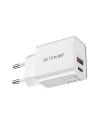 Ładowarka sieciowa Blitzwolf BW-S20, USB, USB-C, 20W (biała)