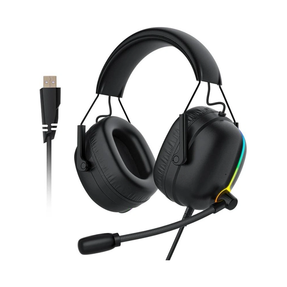 Hurtownia GSM - Słuchawki gamingowe BlitzWolf AA-GB4, RGB, 7.1 (czarne) - BLZ420BLK - {ean13} - Hurt
