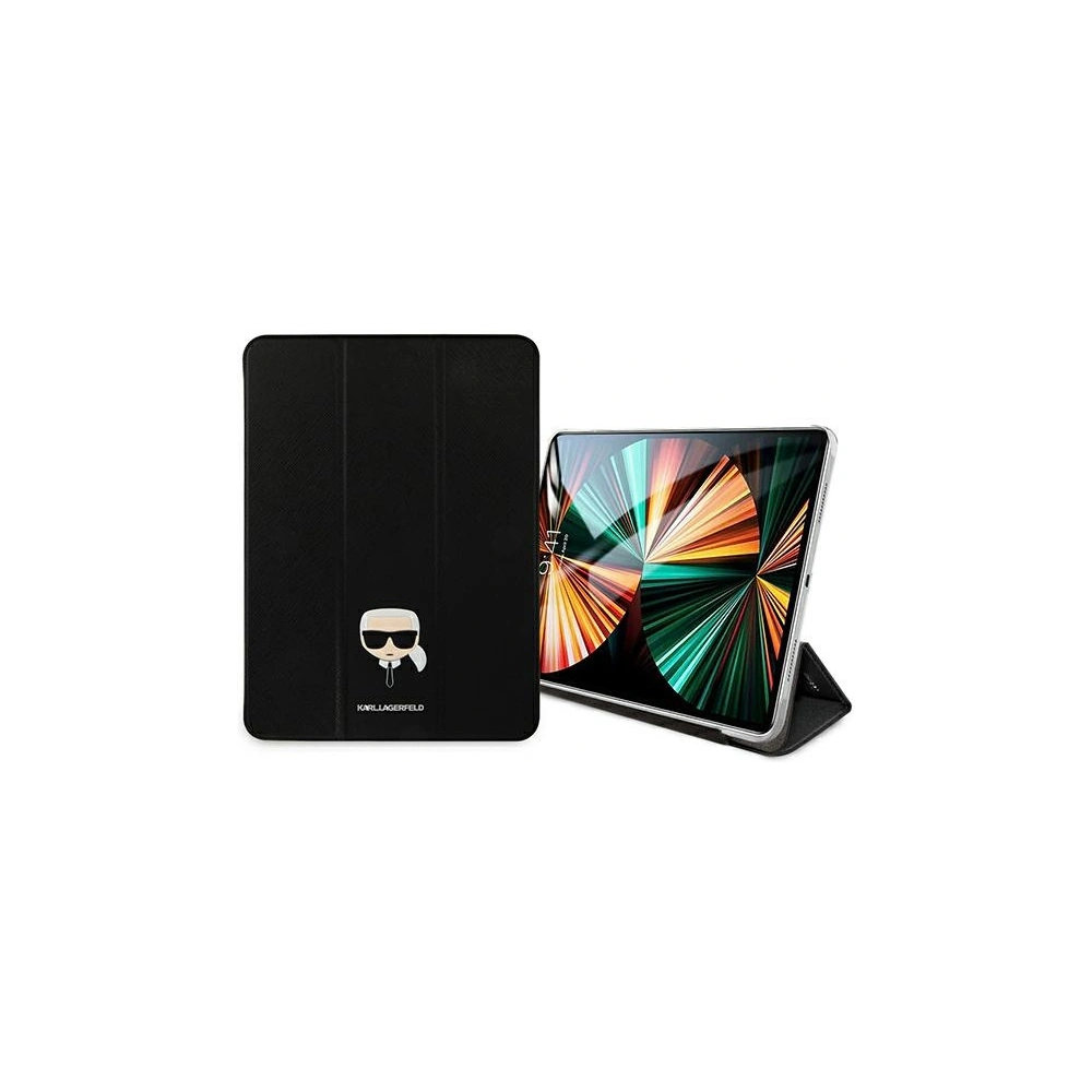 Hurtownia GSM - Etui Karl Lagerfeld KLFC11OKHK Apple iPad Pro 11 2021 (3. generace) Book Cover černý/black Saffiano Karl Head - KLD770BLK - {ean13} - Hurt