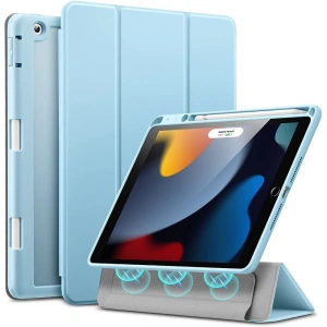 Wholesale ESR Rebound Hybrid Apple iPad 10.2 2019/2020/2021 7, 8, 9 Gen Frosted Blue - ESR435BLU - {ean13} - Hurt