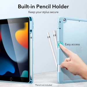 Wholesale ESR Rebound Hybrid Apple iPad 10.2 2019/2020/2021 7, 8, 9 Gen Frosted Blue - ESR435BLU - {ean13} - Hurt
