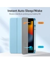 Wholesale ESR Rebound Hybrid Apple iPad 10.2 2019/2020/2021 7, 8, 9 Gen Frosted Blue - ESR435BLU - {ean13} - Hurt