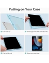 Wholesale ESR Rebound Hybrid Apple iPad 10.2 2019/2020/2021 7, 8, 9 Gen Frosted Blue - ESR435BLU - {ean13} - Hurt