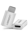 Adapter micro USB do USB-C UGREEN US157 (biały)