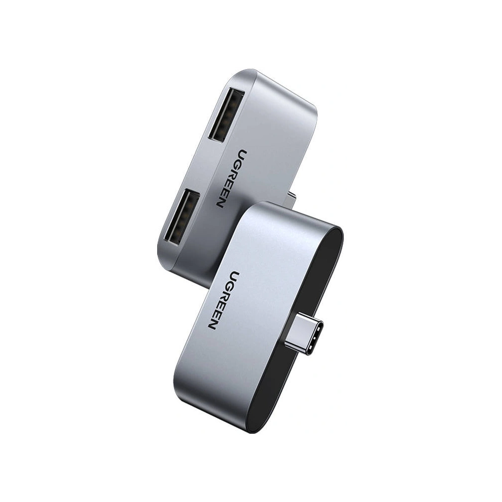 Hurtownia GSM - Adaptér UGREEN CM412, USB-C na 2x USB 3.0 (šedý) - UGR1094GRY - {ean13} - Hurt