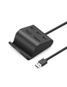 Adapter 5w1 UGREEN US156, Hub USB do 3x USB 3.0 + czytnik kart (czarny)