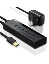 Hurtownia GSM - Adapter 7w1 UGREEN US219 Hub USB do 7x USB 3.0 (szary) - UGR1104GRY - {ean13} - Hurt