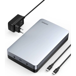 Obudowa zewnętrzna dysku HDD / SSD 2.5 / 3.5 UGREEN CM301, SATA (szara)