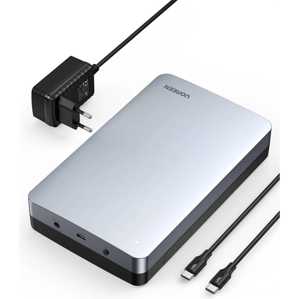 Hurtownia GSM - Externí pouzdro pro HDD / SSD 2.5 / 3.5 UGREEN CM301, SATA (šedé) - UGR1114GRY - {ean13} - Hurt