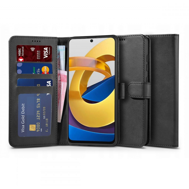Hurtownia Tech-Protect - 9589046919046 - THP751BLK - Etui Tech-Protect Wallet Redmi Note 11S 5G/POCO M4 Pro 5G Black - B2B homescreen