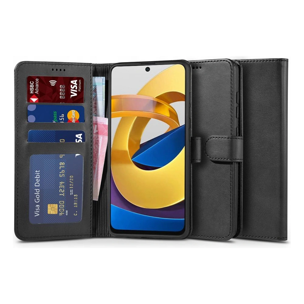 Hurtownia GSM - Etui Tech-Protect Wallet Redmi Note 11S 5G/POCO M4 Pro 5G černé - THP751BLK - {ean13} - Hurt