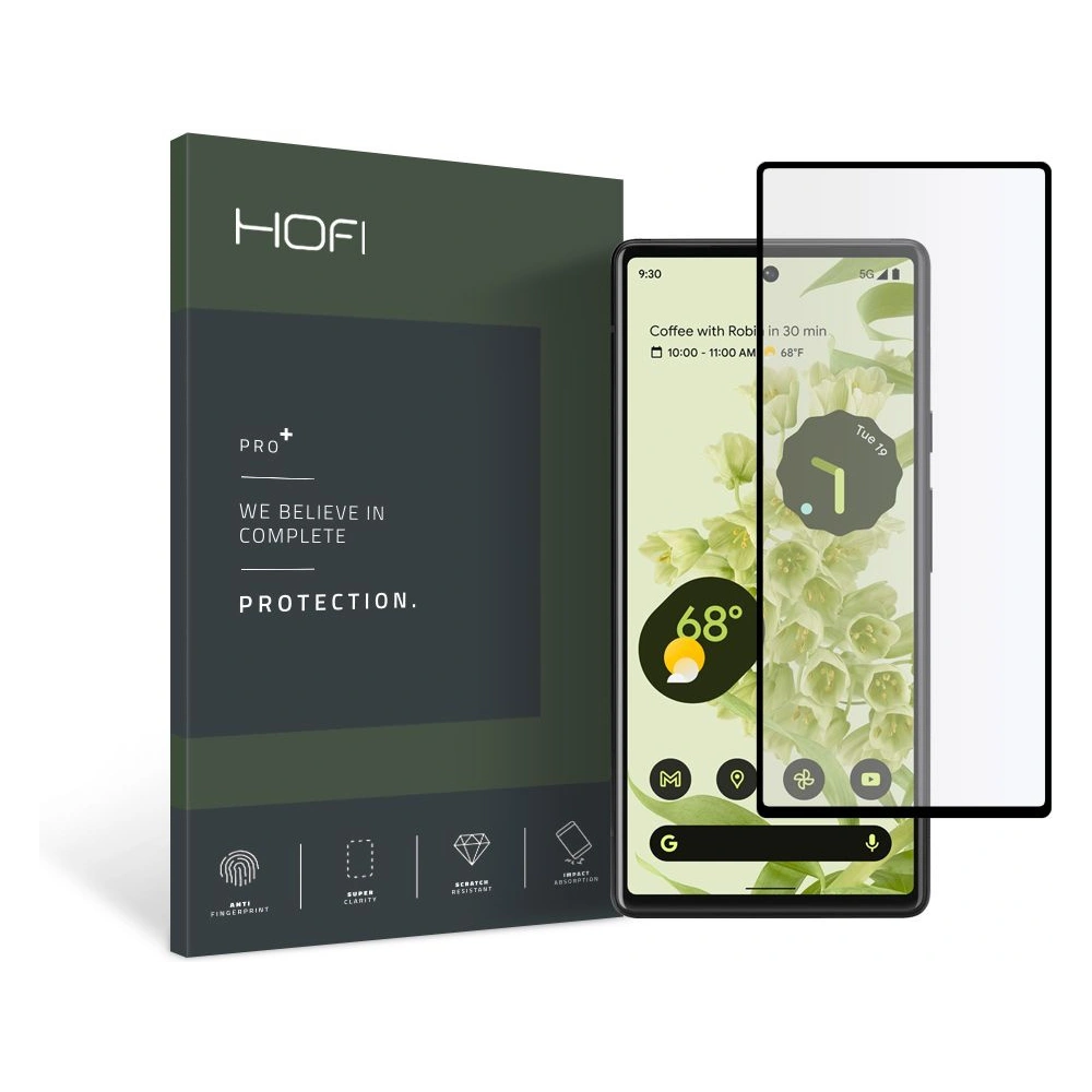 Hurtownia GSM - Tvrdé sklo Hofi Glass Pro+ Google Pixel 6 Černé - HOFI171BLK - {ean13} - Hurt