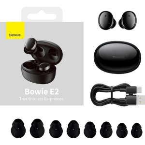 Wholesale Baseus Bowie E2 TWS earphones (black) - BSU2916BLK - {ean13} - Hurt