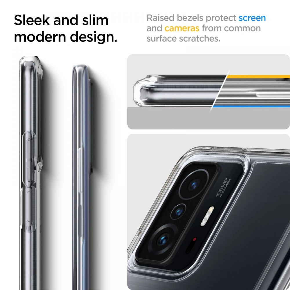 Hurtownia GSM - Etui Spigen Ultra Hybrid Xiaomi 11T/Pro Crystal Clear - SPN2004CL - {ean13} - Hurt