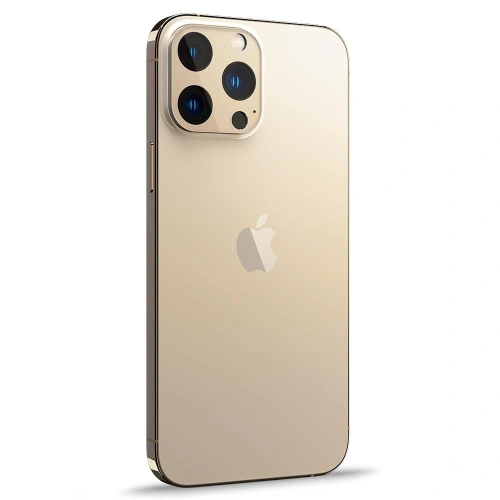 Szkło hartowane na aparat Spigen Optik Camera Lens Apple iPhone 13 Pro/13 Pro Max Gold [2 PACK]