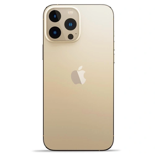 Szkło hartowane na aparat Spigen Optik Camera Lens Apple iPhone 13 Pro/13 Pro Max Gold [2 PACK]