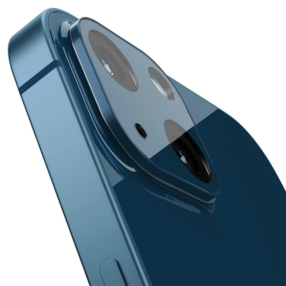 Hurtownia GSM - Szkło hartowane na aparat Spigen Optik Camera Lens Apple iPhone 13/13 mini Blue [2 PACK] - SPN2007BLU - {ean13} - Hurt