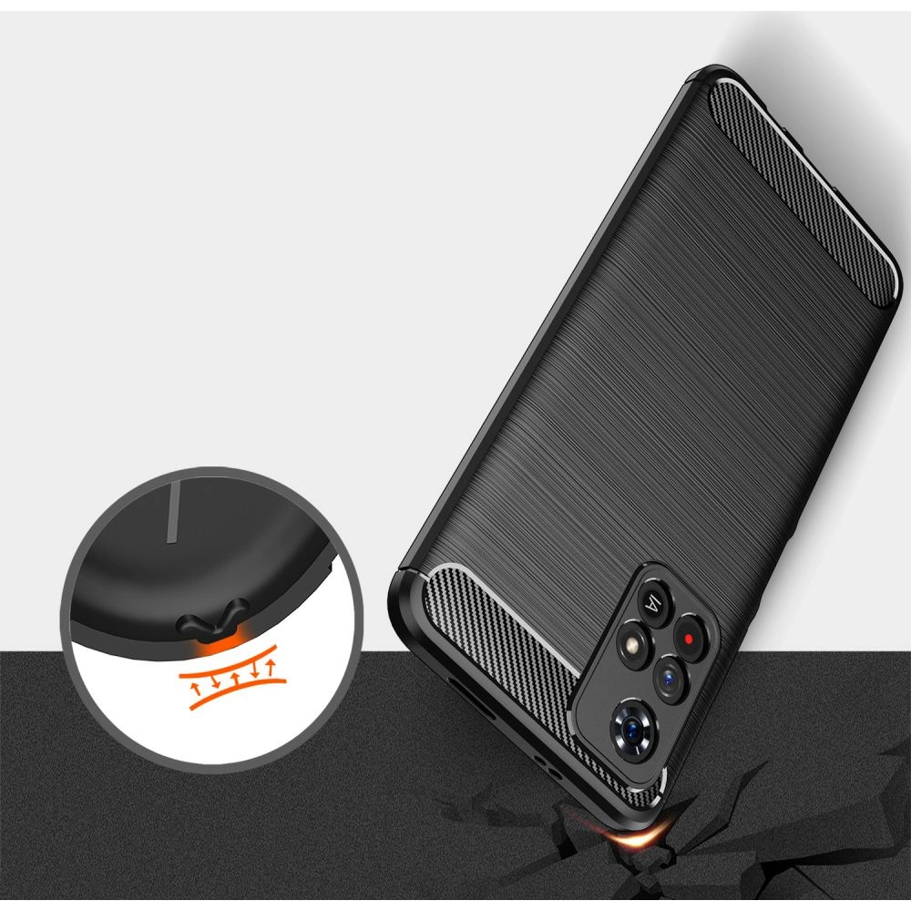 Hurtownia GSM - Etui Tech-Protect TPUCarbon Redmi Note 11S 5G/POCO M4 Pro 5G Černá - THP753BLK - {ean13} - Hurt