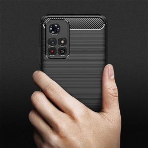 Hurtownia GSM - Etui Tech-Protect TPUCarbon Redmi Note 11S 5G/POCO M4 Pro 5G Black - THP753BLK - {ean13} - Hurt