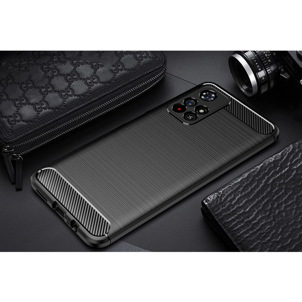 Hurtownia GSM - Etui Tech-Protect TPUCarbon Redmi Note 11S 5G/POCO M4 Pro 5G Černá - THP753BLK - {ean13} - Hurt