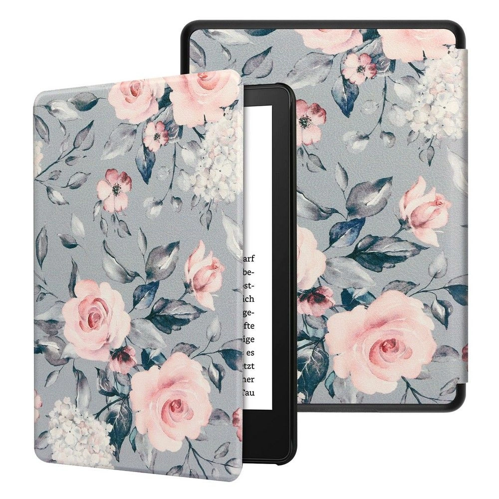 Hurtownia GSM - Etui Tech-Protect Smartcase Kindle Paperwhite V/5/Signature Edition Floral Grey - THP755GRY - {ean13} - Hurt