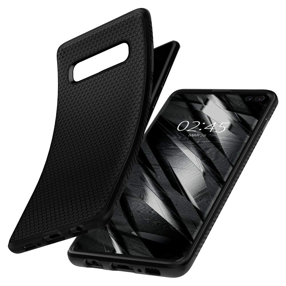 Hurtownia GSM - Etui Spigen Liquid Air Samsung Galaxy S10 Plus Matte Black - SPN268BLK - {ean13} - Hurt