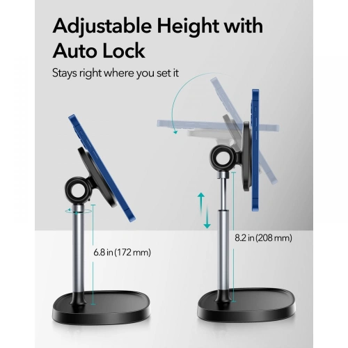 Uchwyt biurkowy ESR HaloLock MagSafe Desktop Phone Stand Black