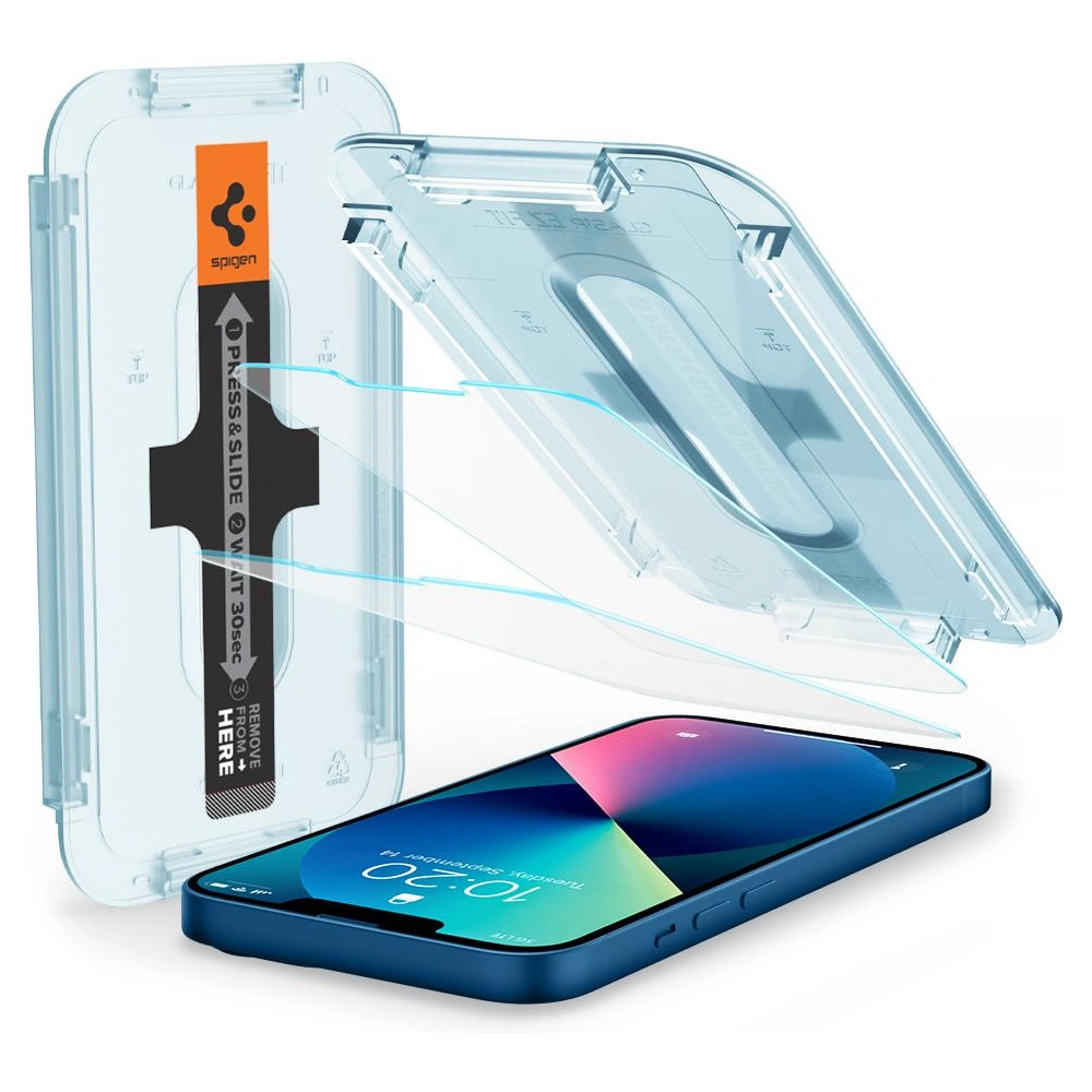 Hurtownia GSM - Szkło hartowane Spigen GLAS.tR ez Fit Apple iPhone 13 mini [2 PACK] - SPN1838 - {ean13} - Hurt