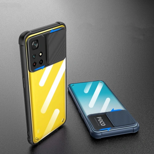 Etui Tech-Protect Camshield Redmi Note 11S 5G/POCO M4 Pro 5G Black