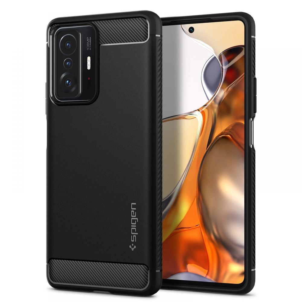 Hurtownia GSM - Etui Spigen Rugged Armor Xiaomi 11T/Pro Matte Black - SPN2013BLK - {ean13} - Hurt