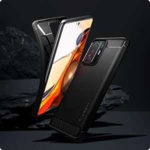 Hurtownia GSM - Etui Spigen Rugged Armor Xiaomi 11T/Pro Matte Black - SPN2013BLK - {ean13} - Hurt