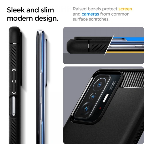 Etui Spigen Rugged Armor Xiaomi 11T/Pro Matte Black