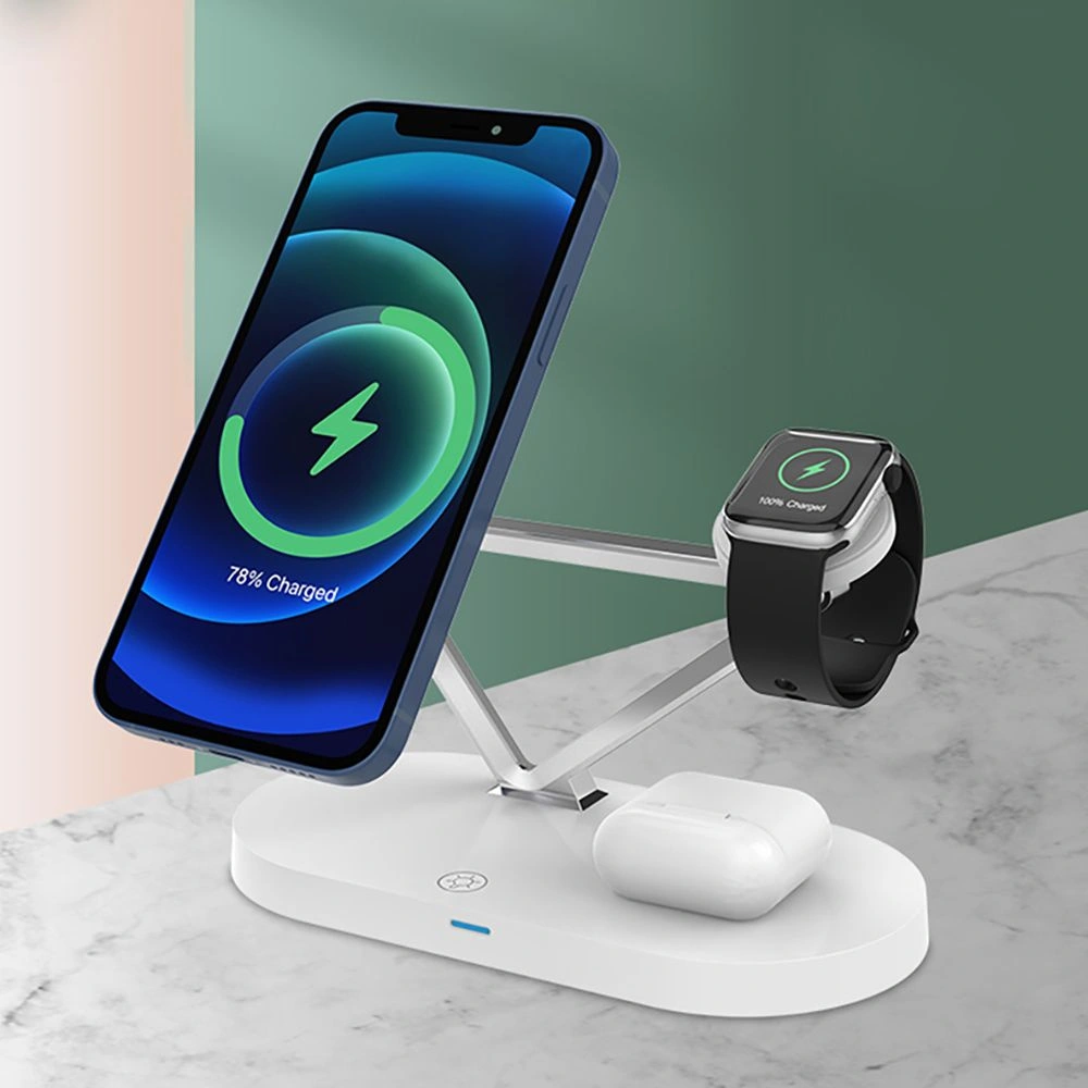 Wholesale Tech-Protect A13 3in1 Magnetic MagSafe Wireless Charger White - THP769WHT - {ean13} - Hurt