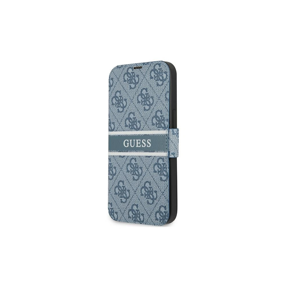 Hurtownia GSM - Etui Guess GUBKP13L4GDBL Apple iPhone 13 Pro modrý/blue book 4G Stripe - GUE1444BLU - {ean13} - Hurt