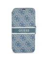 Wholesale Guess GUBKP13L4GDBL Apple iPhone 13 Pro blue book 4G Stripe - GUE1444BLU - {ean13} - Hurt