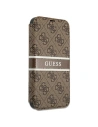 Wholesale Guess GUBKP13L4GDBR Apple iPhone 13 Pro brown book 4G Stripe - GUE1445BR - {ean13} - Hurt
