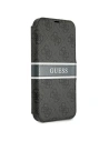 Hurtownia GSM - Etui Guess GUBKP13L4GDGR Apple iPhone 13 Pro šedý/grey book 4G Stripe - GUE1446GRY - {ean13} - Hurt