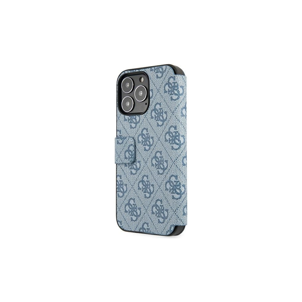 Etui Guess GUBKP13L4GMGBL Apple iPhone 13 Pro modrý/blue book 4G Big Metal Logo